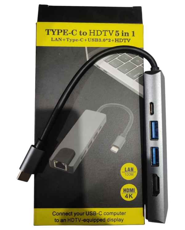 Type c to HDTV 5 in 1